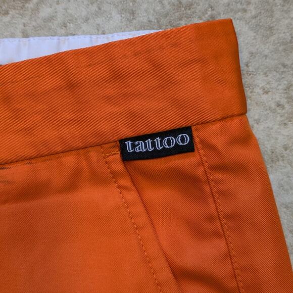 Tattoo Golf Size 36 Mens Shorts Orange OB Cool Stretch Athletic Performance - Picture 5 of 8